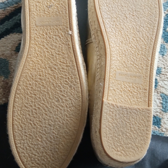 Saint Laurent gold espandrilles size 42 - Picture 3 of 7